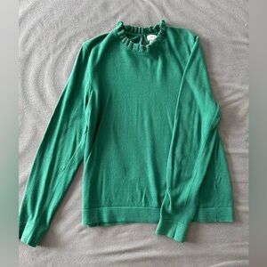 J. Crew Ruffleneck sweater